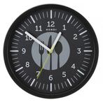 Wandklok - Zwart - 35,6 cm - Hendi - 271322, Verzenden, Nieuw in verpakking