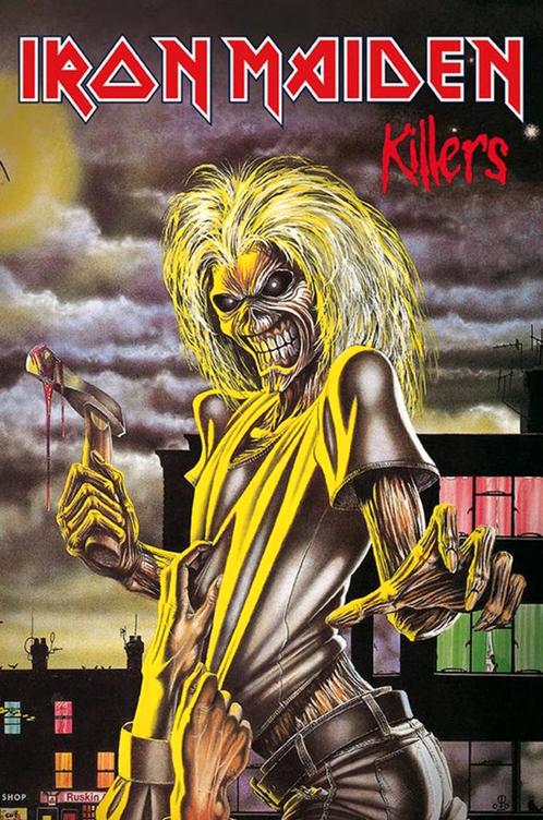 Poster Iron Maiden Killers 61x91,5cm, Verzamelen, Posters, Nieuw, A1 t/m A3, Verzenden