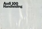 1969 AUDI 100 INSTRUCTIEBOEKJE HANDLEIDING