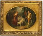 British School (XVIII-XIX) - Folks with sheep