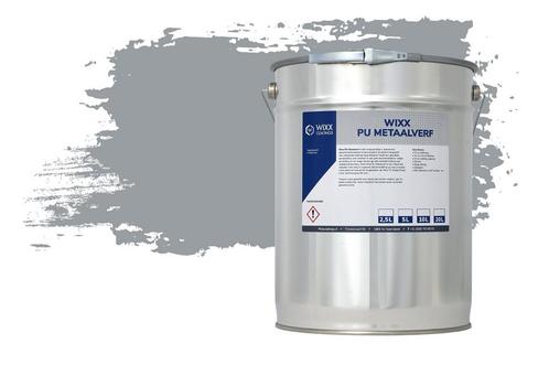 Wixx PU Metaalverf RAL 7040 | Venstergrijs 20L, Doe-het-zelf en Verbouw, Verf, Beits en Lak, Verf, Grijs, Nieuw, 15 tot 20 liter