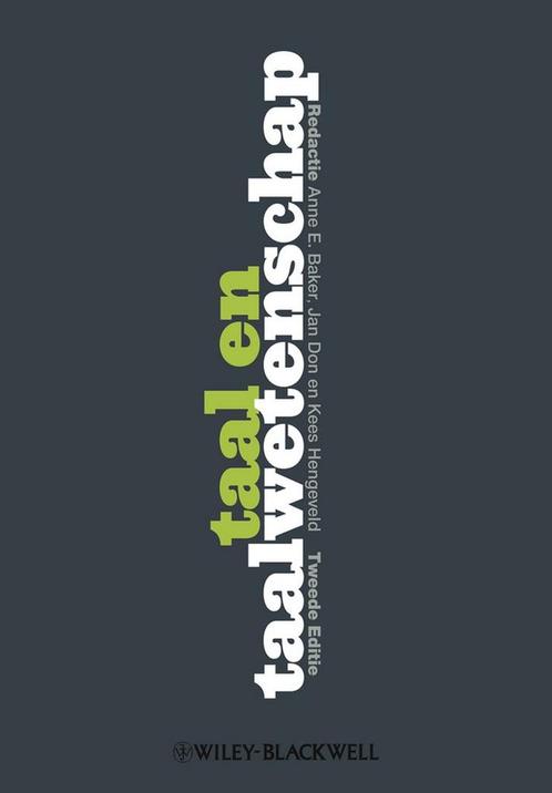 Taal en taalwetenschap 9780470672136, Boeken, Overige Boeken, Gelezen, Verzenden