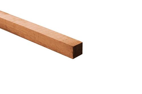 Nieuw! Azalp Azobe Paal vierkant Fijnbezaagd 120 x 120 mm, Tuin en Terras, Palen, Balken en Planken, 250 cm of meer, Palen, Nieuw