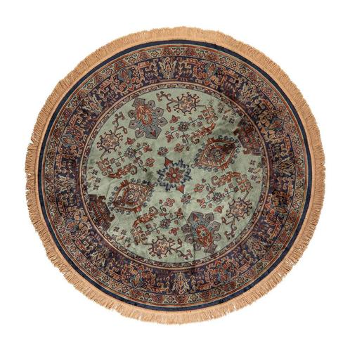 *WOONWINKEL* Rond Vloerkleed Vintage Groen 160 Cm, Huis en Inrichting, Woonaccessoires | Overige, Nieuw, Verzenden