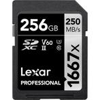 Lexar SDXC Professional 256GB 1667x UHS-II, Nieuw, Overige merken, Overige typen, Ophalen of Verzenden