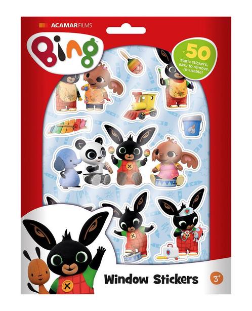 Twisk Bing raamstickers - 50-delig  van €4,99 voor €3,99, Kinderen en Baby's, Speelgoed | Educatief en Creatief, Ophalen of Verzenden