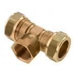 BONFIX Knel messing T-stuk 12 x 1/2 bi.dr. x 12 mm, Ophalen of Verzenden, Nieuw