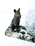 Tafellamp - Glas, Marmer, Metaal, Antiek en Kunst