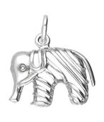 Zilveren Olifant opengewerkt ketting hanger, Verzenden, Nieuw