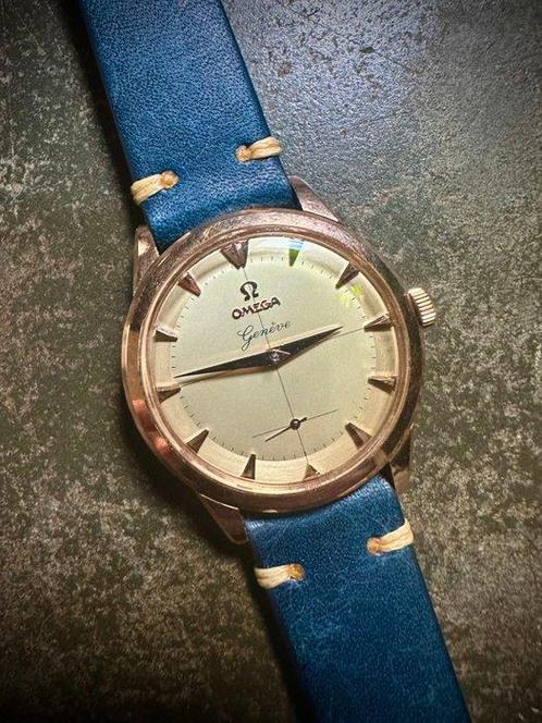 Omega - Genève - 2903 - 14k Rose - Heren - 1958, Sieraden, Tassen en Uiterlijk, Horloges | Heren