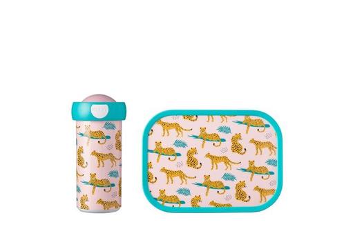 Mepal Lunchset Campus (schoolbeker + lunchbox) - leopard, Diversen, Schoolbenodigdheden, Nieuw, Verzenden