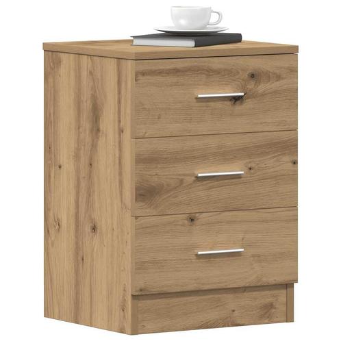 vidaXL Nachtkastje 38x35x55 cm bewerkt hout artisanaal, Huis en Inrichting, Slaapkamer | Nachtkastjes, Nieuw, Hout, Verzenden