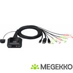 ATEN 2-Port USB-C DispllayPort hybride kabel KVM schakelaar, Nieuw, Verzenden