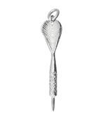 Zilveren Dartpijl groot ketting hanger, Sieraden, Tassen en Uiterlijk, Kettinghangers, Verzenden, Nieuw
