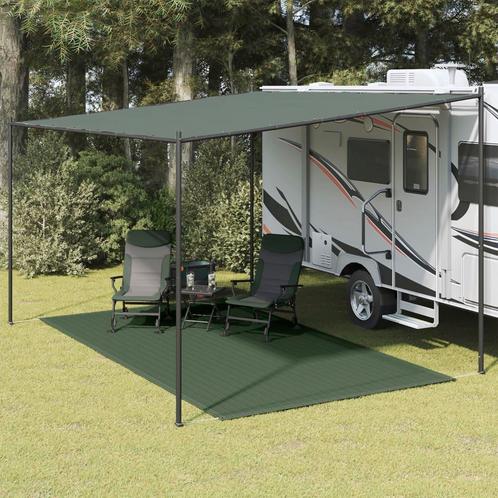 vidaXL Tenttapijt 250x400 cm HDPE groen, Caravans en Kamperen, Kampeeraccessoires, Nieuw, Verzenden