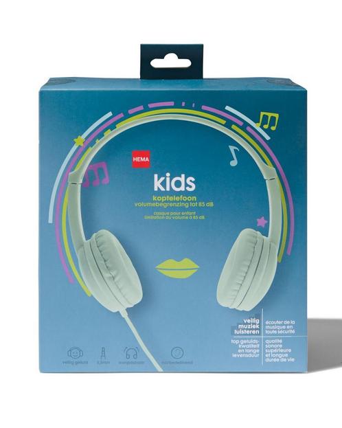 HEMA Kinder koptelefoon met volumebegrenzing mint, Computers en Software, Overige Computers en Software, Nieuw, Verzenden