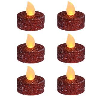 Led waxinelichtje | PerfectLED | 6 stuks (Batterijen, Rood), Huis en Inrichting, Woonaccessoires | Kandelaars en Kaarsen, Nieuw