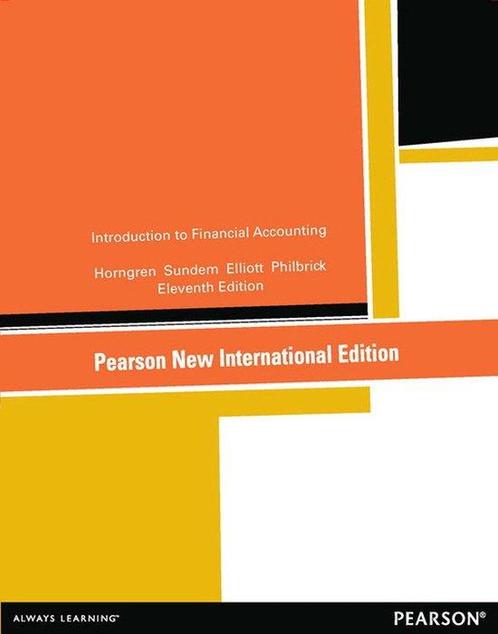 Introduction To Financial Accounting Pni 9781292040578, Boeken, Taal | Engels, Gelezen, Verzenden