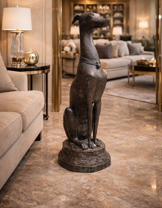Beeld, XL Bronze Greyhound Dog - 89 cm - Brons - 2025, Antiek en Kunst, Kunst | Designobjecten