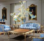 Kroonluchter - Cristallo opalino Oro 5L - Muranoglas -, Antiek en Kunst