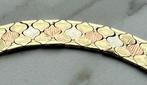 Schakelarmband 14 karaats goud - Vintage driekleurige, Sieraden, Tassen en Uiterlijk, Antieke sieraden