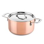 Ducq Koperen Hoge Kookpan - 20 cm, Huis en Inrichting, Keuken | Potten en Pannen, Verzenden, Nieuw