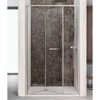 Nisdeur Lacus Ponza Evo Vouwdeur 95x200 Cm Helder Glas, Ophalen of Verzenden, Nieuw, Chroom, Douche