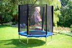 Trampoline - 183 cm - met veiligheidsnet - blauw, Ophalen of Verzenden, Nieuw