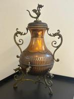 Samovar - Messing, Koper - Antieke heetwaterkan, Antiek en Kunst