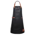 GGM Gastro | (6 Stuks) KARLOWSKY | Leren Slabbenschort - |, Verzenden, Nieuw, Zwart, Schort