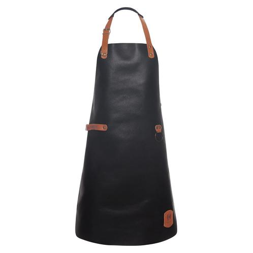 GGM Gastro | (6 Stuks) KARLOWSKY | Leren Slabbenschort - |, Huis en Inrichting, Keuken | Textiel, Zwart, Nieuw, Schort, Verzenden