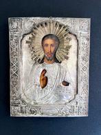 Icoon - Christus Pantokrator - Hout, Metaal