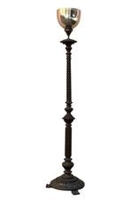 Lamp - Hout - Neorenaissance-stijl - Hoogte: 175 cm