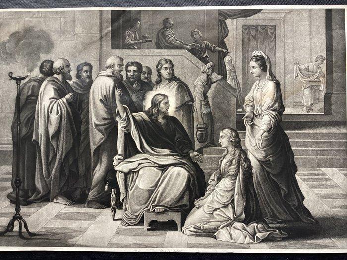 Eustache Le Sueur (1616-1655), after - Christ visiting, Antiek en Kunst, Antiek | Overige Antiek