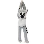 Eco Knuffel Hangaap katta - Ringstaartmaki - Grijs-Zwart-Wit, Kinderen en Baby's, Speelgoed | Knuffels en Pluche, Ophalen of Verzenden