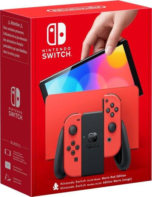 Nintendo Switch OLED Mario Edition in Doos (Nette Staat &..., Spelcomputers en Games, Spelcomputers | Nintendo Switch, Zo goed als nieuw