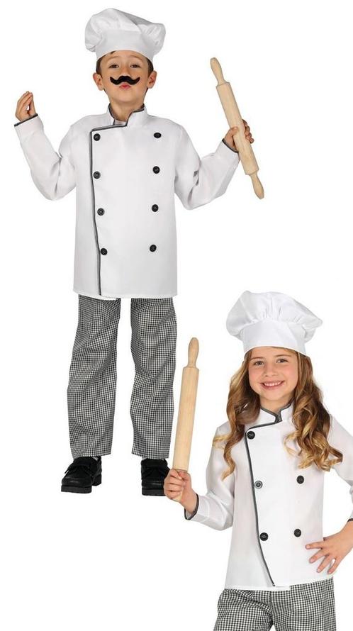 Kok Kostuum Kind, Kinderen en Baby's, Carnavalskleding en Verkleedspullen, Nieuw, Verzenden