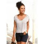 s.Oliver RED LABEL Beachwear T-shirt met sierbandjes, Verzenden, Nieuw