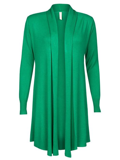 Vest Openvallend Groen, lang damesvest, Kleding | Dames, Truien en Vesten, Verzenden