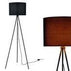 Tripod lamp 150 cm staande lamp vloerlamp E27 zwart, Huis en Inrichting, Lampen | Vloerlampen, Verzenden, Nieuw