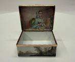 18th Century Bilston Enamel Snuff Box - Snuifdoos - Emaille