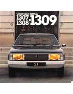 1978 CHRYSLER SIMCA 1307 | 1308 | 1309 BROCHURE NEDERLANDS, Nieuw, Author