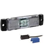 LED markeringslicht wit  | 12-24v |  0,75mm² connector, Verzenden, Nieuw