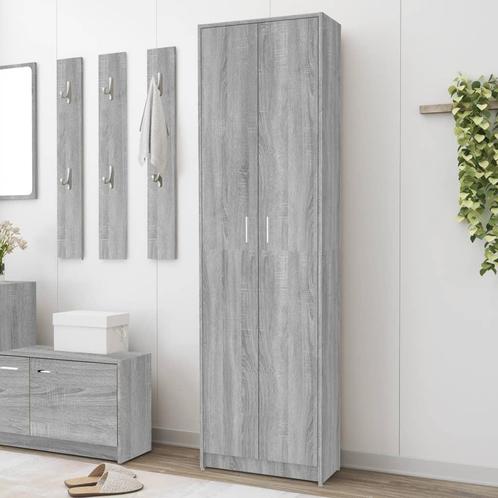 vidaXL Gangkast 55x25x189 cm bewerkt hout grijs sonoma, Huis en Inrichting, Kasten | Kledingkasten, Nieuw, Verzenden
