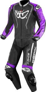 Berik Zakura Evo Perforated Zwart Lila 2-Delig Motorpak, Motoren, Kleding | Motorkleding, Nieuw met kaartje, Berik, Heren, Combipak