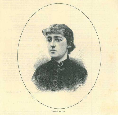 Portrait of Stephanie Helene Swarth, Antiek en Kunst, Kunst | Etsen en Gravures