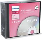 Philips DVD-R 4.7 GB in slim case 10 stuks, Verzenden, Nieuw