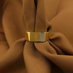 Bicolor gouden zegelring | Heren (witgoud, herenring), Sieraden, Tassen en Uiterlijk, Ringen, Gebruikt, Overige kleuren, 19 tot 20