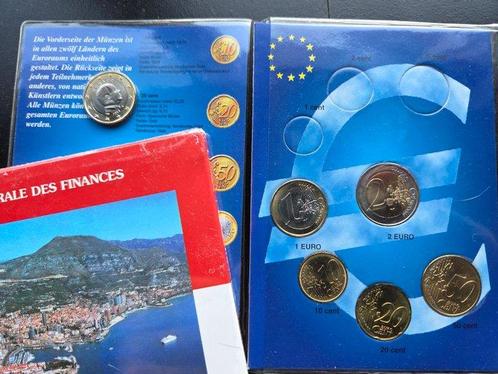 Monaco. Euro 2001/2014 (3 items), Postzegels en Munten, Munten | Europa | Euromunten