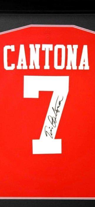 Manchester United - Signed by Eric Cantona - Voetbalshirt, Verzamelen, Overige Verzamelen